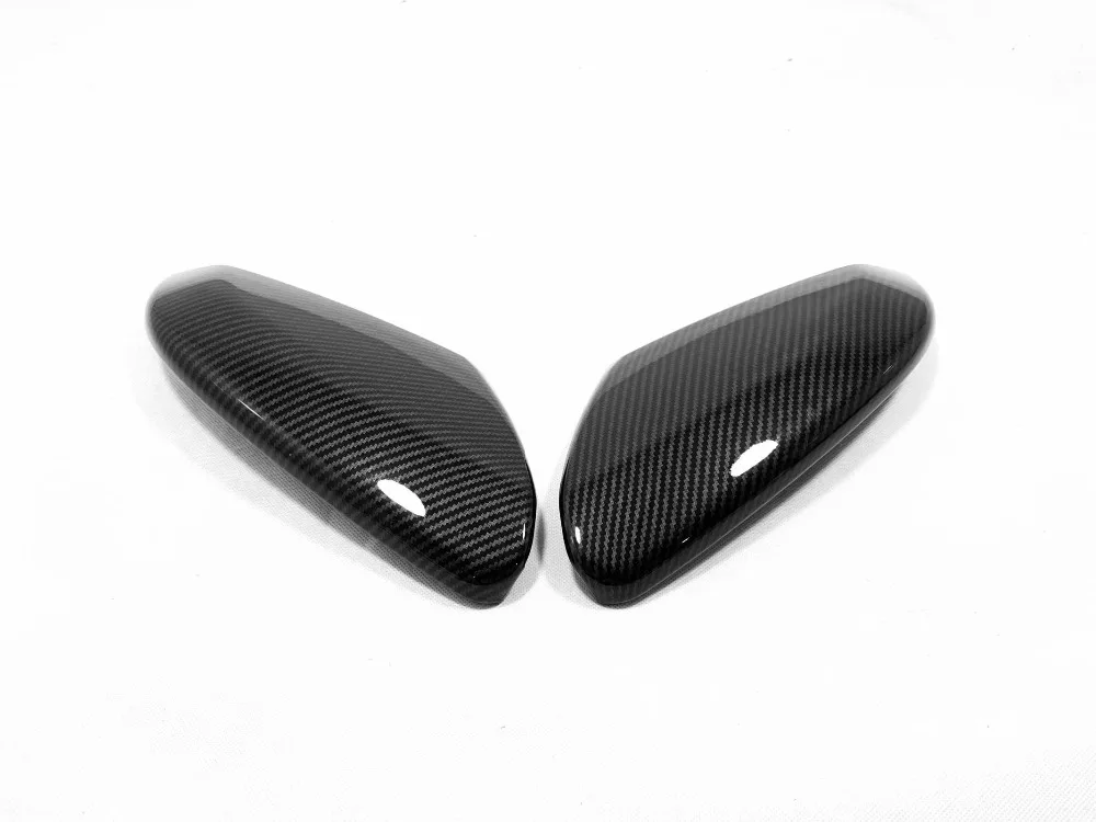 19后视镜罩半包碳纤纹