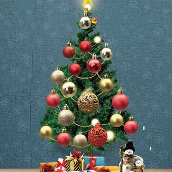 

12/57/100 Pcs Christmas Tree Decorations Balls Xmas Party Hanging Ball Ornaments Christmas Decorations for Home New Year Gift
