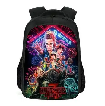 

Hot Stranger Things School Bags Boys Girls Primary School Backpack Kids Kindergarten Backpack Schoolbags Mochila Infantil 16inch