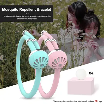 

Universal Outdoor Mosquito Repellent Bracelet Portable Plant Essential Oil Green Mosquito Repellent Bracelet