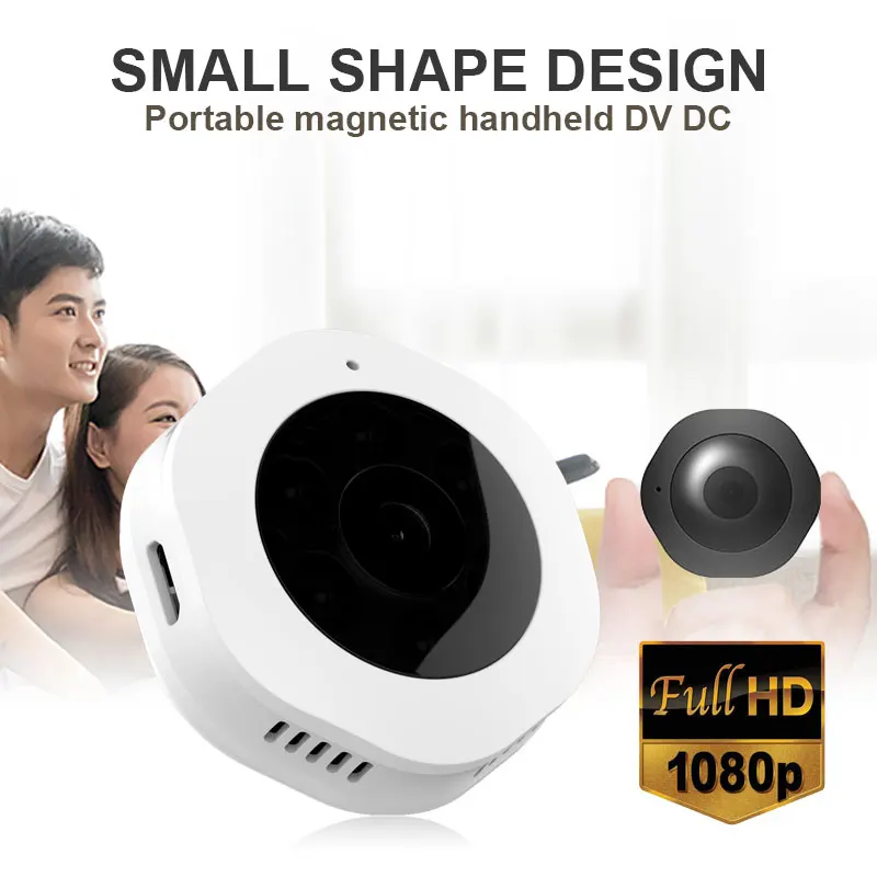 

Volemer H6 DV Mini Camera 1080P Micro Night Vision Motion Detection Portable Flexible DVR Recording Camcorder Video Recorder