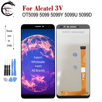 

For Alcatel 3V OT5099 5099 5099Y 5099U 5099D LCD Display Touch Screen Digitizer Glass Assembly Replacement
