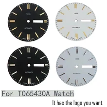 31,7 мм Циферблат часов для T065430A Мужские механические T065 часы текстовые часы аксессуары T065430 запчасти для ремонта