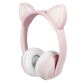 

Cat Ear Wireless Bluetooth Headset 5.0 Stereo Sound Music Headphones Earphone