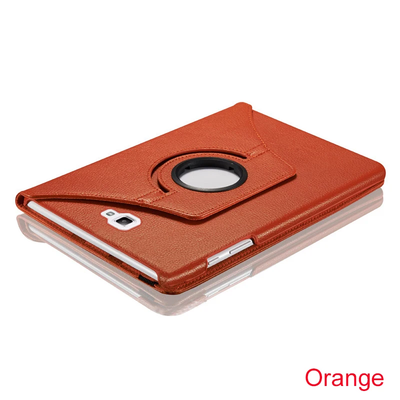 Essidi чехол для samsung Galaxy Tab A 10,1 дюймов T580 T585 регулируемый кожаный чехол для планшета samsung Tab A 10,1 дюймов - Цвет: Оранжевый