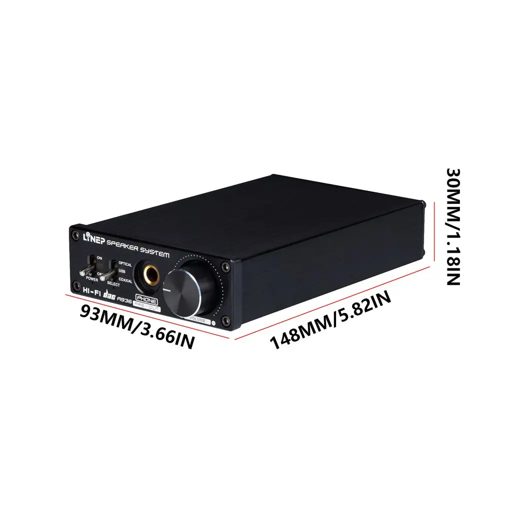 A936 аудио Dac декодер Fever Hifi одна машина Usb звуковая карта волоконный коаксиальный усилитель цифровой аудио Dac декодер