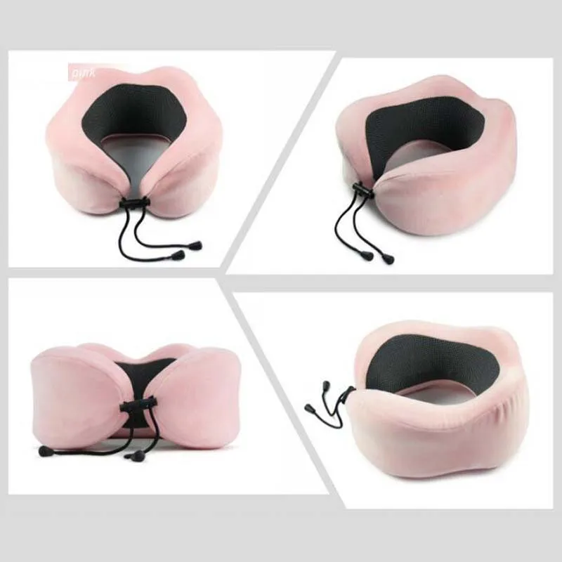 Memory Foam затылочный шейный поддерживает подушка офис для сна подголовник Путешествие поездка подушка