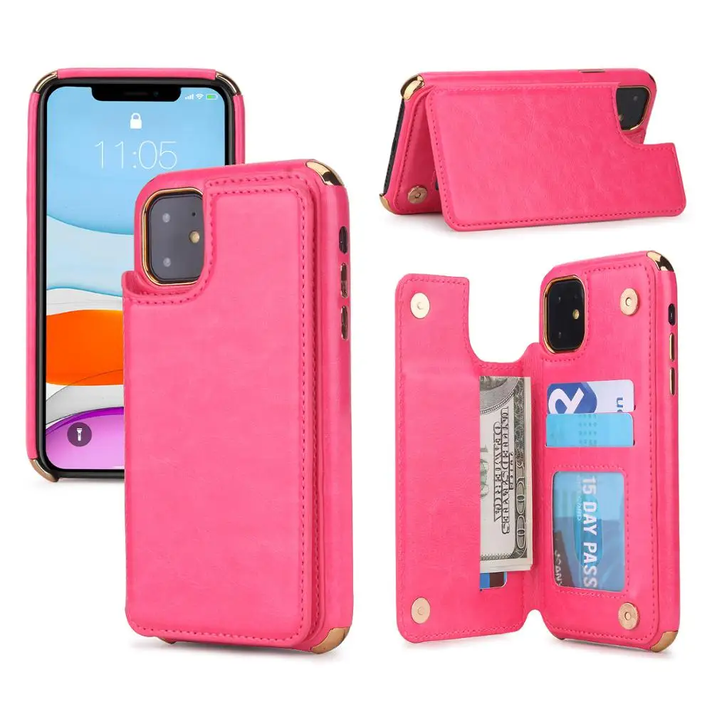 Чехол-Кошелек s для iPhone 11 Pro Max 6S 6 7 8 Plus XS Max оболочка ретро кожаный флип-чехол для телефона для iPhone X 10 XR - Цвет: RR
