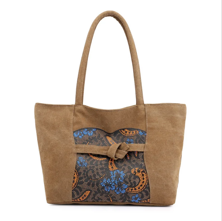 Najtaniej Narodowy tupot kobiety dorywczo płótno torba podróżna płótno torba na bagaż wypoczynek pojedyncza torba na ramię Messenger torby podróżne