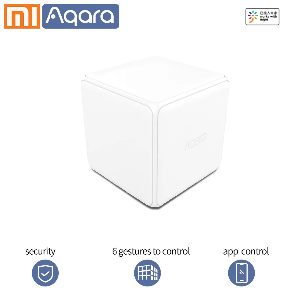 Aqara контроллер Magic Cube беспроводной переключатель Поддержка 6 жестов датчик ZigBee mi home приложение подключение для Xiao mi умный дом