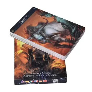 

NEW 26PCS/Set Tarot Cards Barbieri Zodiac Oracle Tarot Card Full English Portable Party Deck Board Game Toy Divination Card