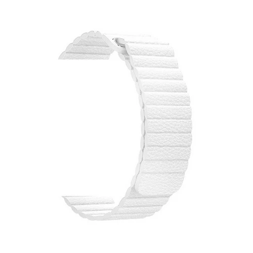 42 мм, 38 мм, версия кожаный ремешок для наручных часов Apple watch, ремешок 4 44 мм 40 мм наручных часов iwatch, correa 3/2/1 браслет ремешок Магнитная застежка ремешок на запястье - Цвет ремешка: Белый