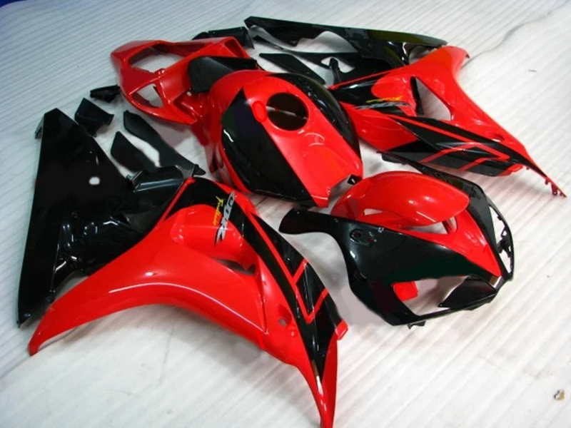 Литье под давлением 100% подходит для Honda CBR1000RR 2006 2007 комплект обтекателей красного