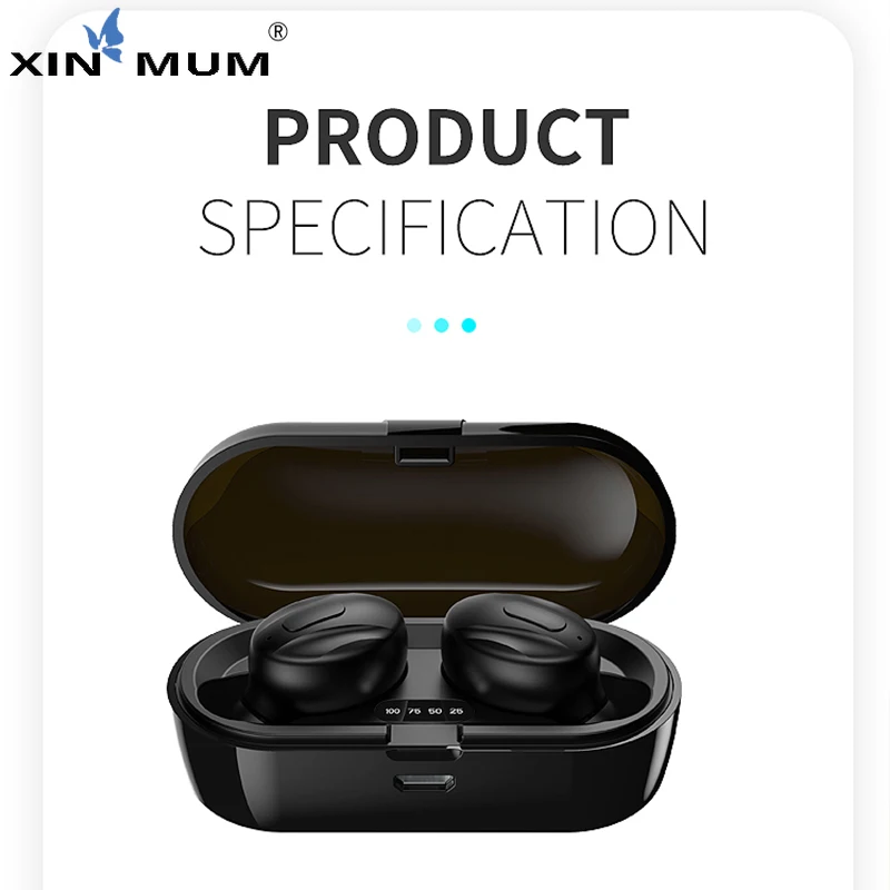 XG13 Wireless Bluetooth 5 0 TWS Earphone Mini Mic Earbuds With charging BOX Sport Headset For iOS Android Bluetooth Phone