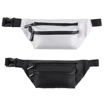 

THINKTHENDO Unisex Nylon Waist Bag Fanny Pack Pouch Sport Belt Hip Chest Crossbody Shoulder Purse