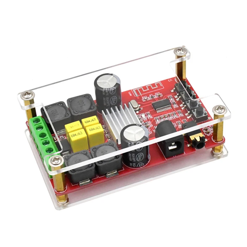 Bluetooth цифровой усилитель доска двухканальный 50 Вт* 2 TPA3116D2 Bluetooth 5,0 Высокая мощность аудио усилители DC12-24V поддержка декодирования