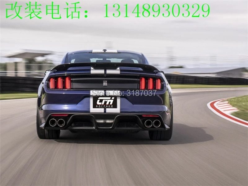 Для ford mustang спойлер GT500 стиль высокое качество- углеродное волокно задний спойлер на крыло, крышу багажника губы крышка багажника автомобиля Стайлинг