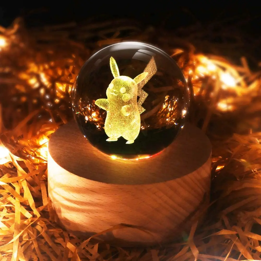 

HY 3D Crystal Ball LED 16 Colors Changing Anime Light Table Lamp for Room Decor,Birthday Christmas Gifts for Kids Boys Girls