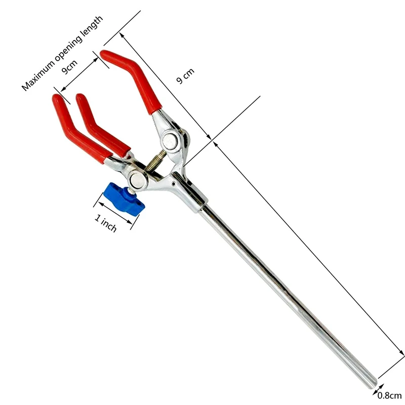 Laboratory Retort Stand Clamp Condenser Lab Holder 3 Prong A 444279