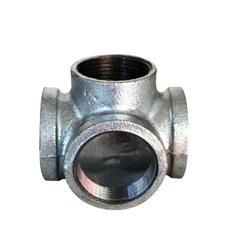 

Manufacturers Direct Selling Malleable Iron Stereo Stone Shelf Commodity Shelf Fitting 4 Hours And 6 Hours 1-Inch Three Elbow Wh