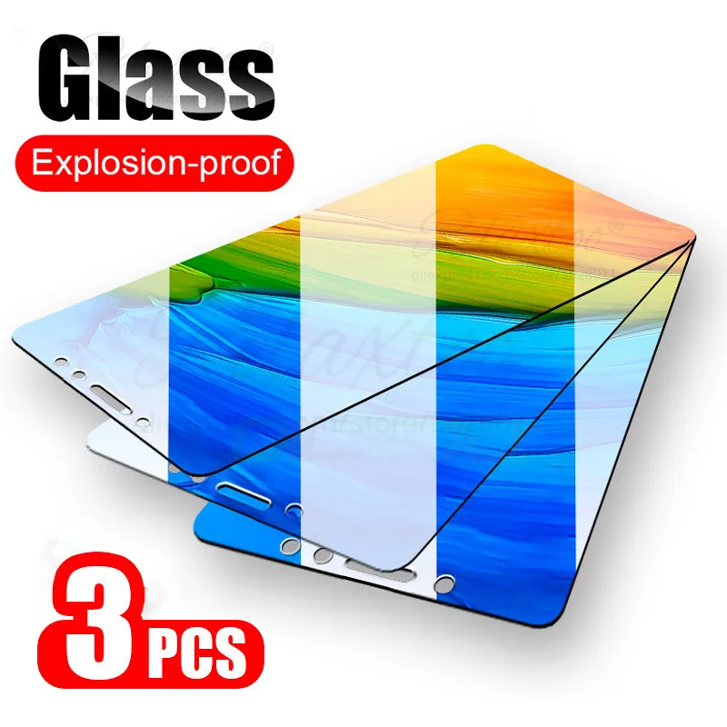 

3Pcs 9H Tempered Glass for Xiaomi Redmi Note 5 Pro global Screen Protector for xiaomi Xiomi Redmi 5 plus note5 Protective Film