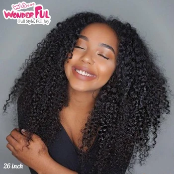 

Lace Front Human Hair Wigs For Black Women 13x4 Human Hair Wigs Mongolian Afro Kinky Curly Wig Frontal Lace Wet And Wavy 30 Inch