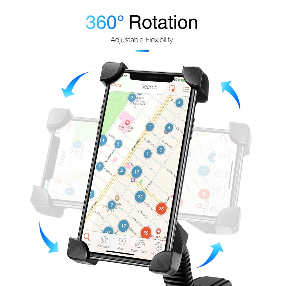 KISSCASE Universal Einstellbare Moto Halter GPS Fahrrad Halter Für iPhone XS MAX XR Motorrad Telefo