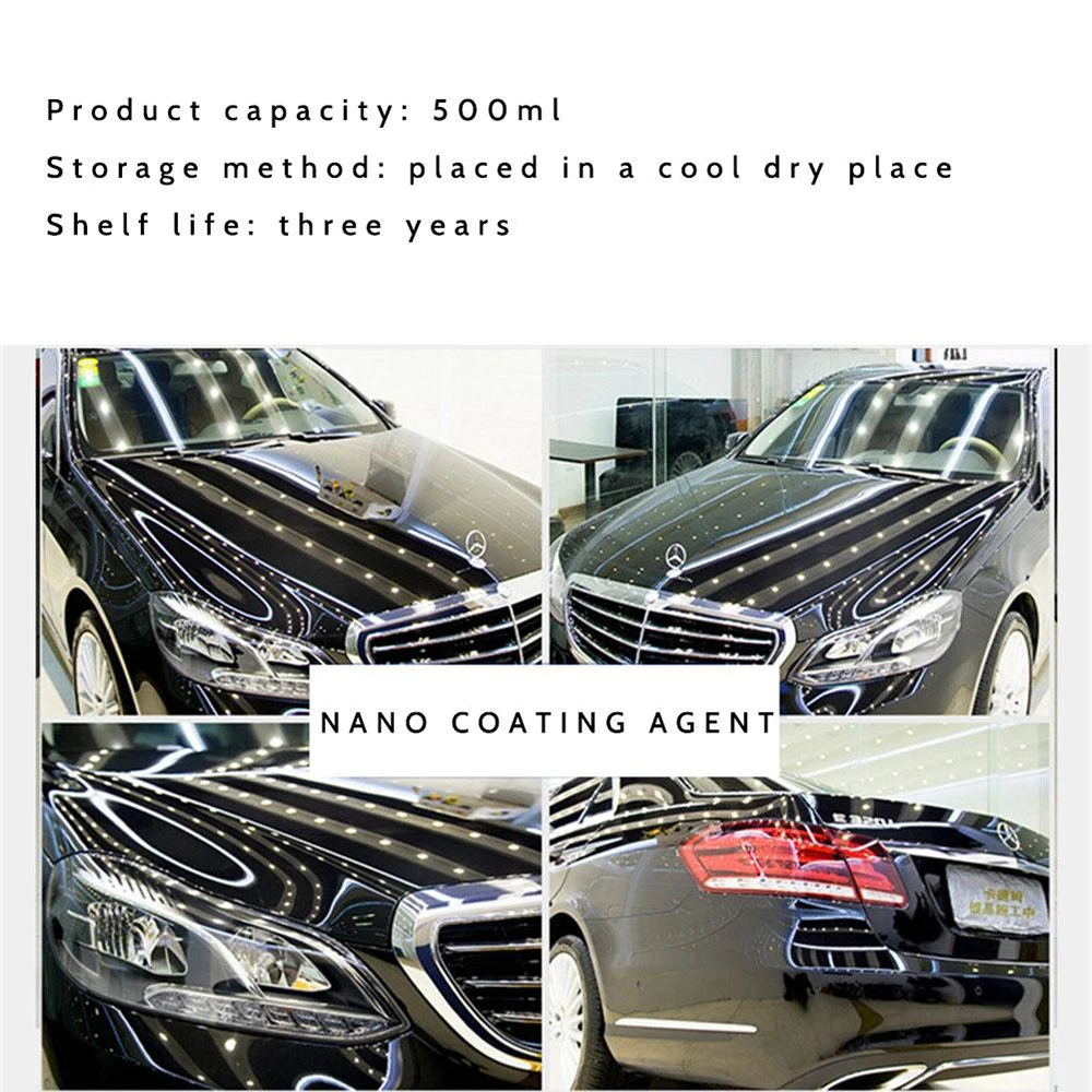 500ml Car Ceramic Coating Top Coat Quick Nano-Coating Wax Car Paint Waterproof Agent Paint Care Nano Hydrophobic Coating turtle wax ice