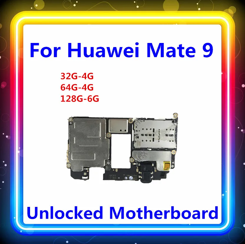 Оригинальная материнская плата mate 9 для huawei mate 9, материнская плата ram 4G 6G rom 32G 64G 128G, материнская плата Android OS, материнская плата mate 9
