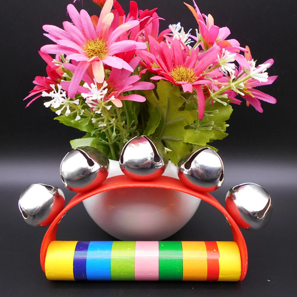 Handbell Jingle Educational Shaking Rhythm Baby Intelligent Tambourine Toy