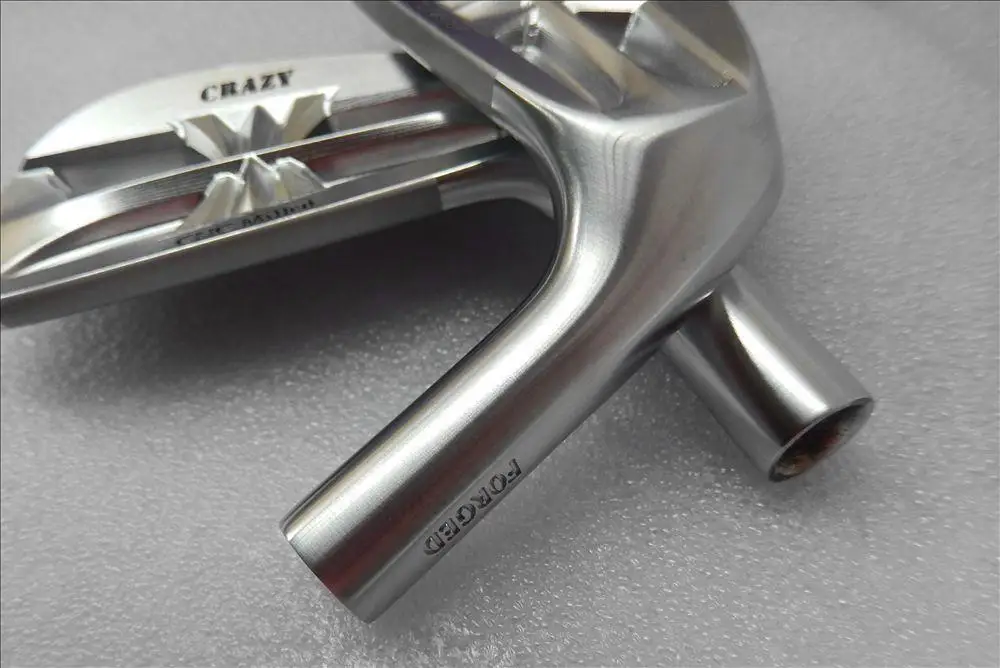 CRAZY CNC Milled Forged Irons CNC CRAZY Golf Forged Irons Golf Clubs 4-9Pw R/S Flex Shaft With Head Cover DHL Free Shipping