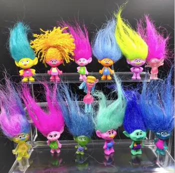 

1pc Hasbro Original Trolls Figures Branch Action Figure Toy Set New Movie Bobby Doll Birthday Party Gift toys hot