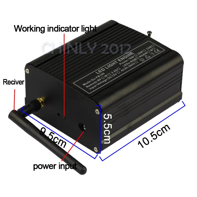 16 Вт RGBW светодиодный волоконно-оптический светильник Star Kit 450 шт. 0,75 мм 3 м 2,4 г беспроводной настенный выключатель сенсорный контроллер светильник s с кристаллами