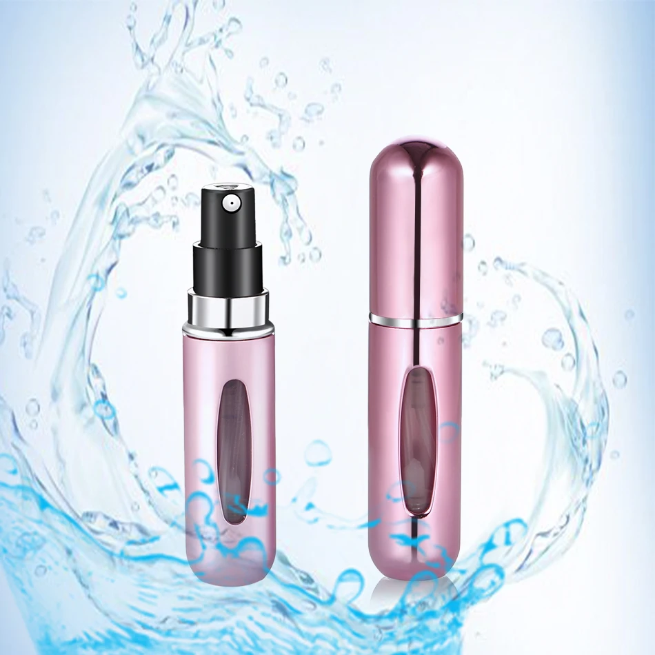 5ml 8ml Portable Mini Refillable Bottles Perfume Spray Bottle Aluminum Atomizer Spray Bottle Travel Container Perfume 2