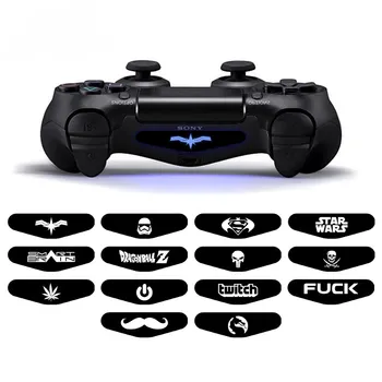 

4pcs /set Light Bar LED Skin Stickers For Playstaion4 PS4 Gamepad light Cover Bar Stickers For PS4 Controller