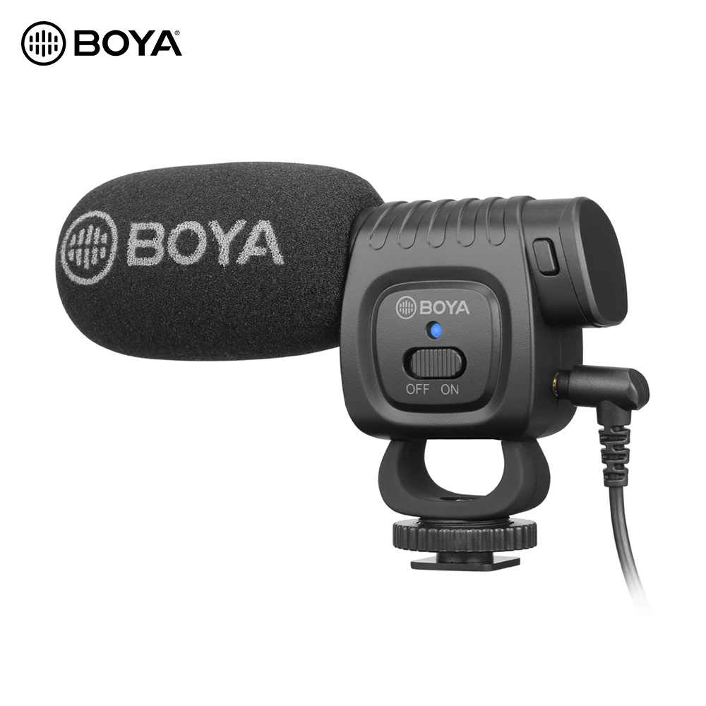 BOYA BY BM3011 кардиоидный конденсаторный микрофон с аудиокабелем TRS TRRS для смартфонов