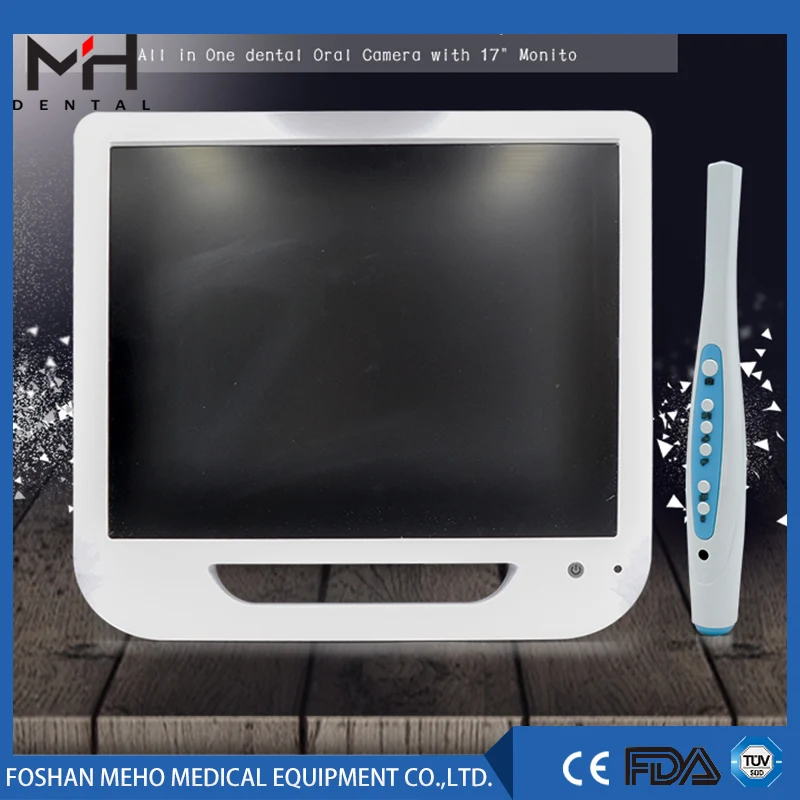 Dental Endoscope 17 Inch LCD Monitor USB Intra Oral Camera Wifi Intraoral Borescope All In One 6 LED Light Dentistry Equipment |