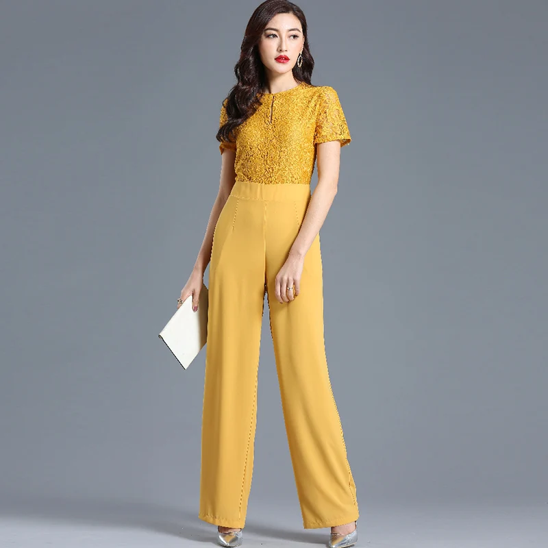 Chiffon evening jumpsuits Clearance