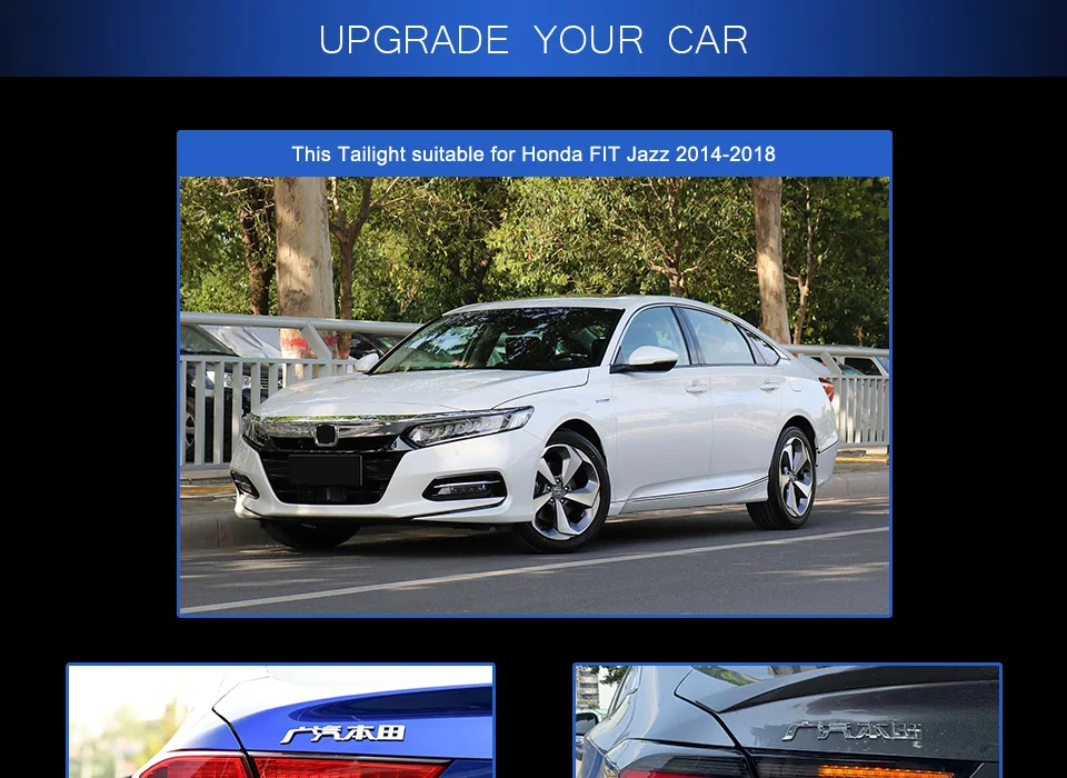 Автомобильный Стайлинг задний фонарь чехол для Honda Accord задние фонари светодиодная сигнальная лампа для Honda Accord задний фонарь светодиодный фонарь