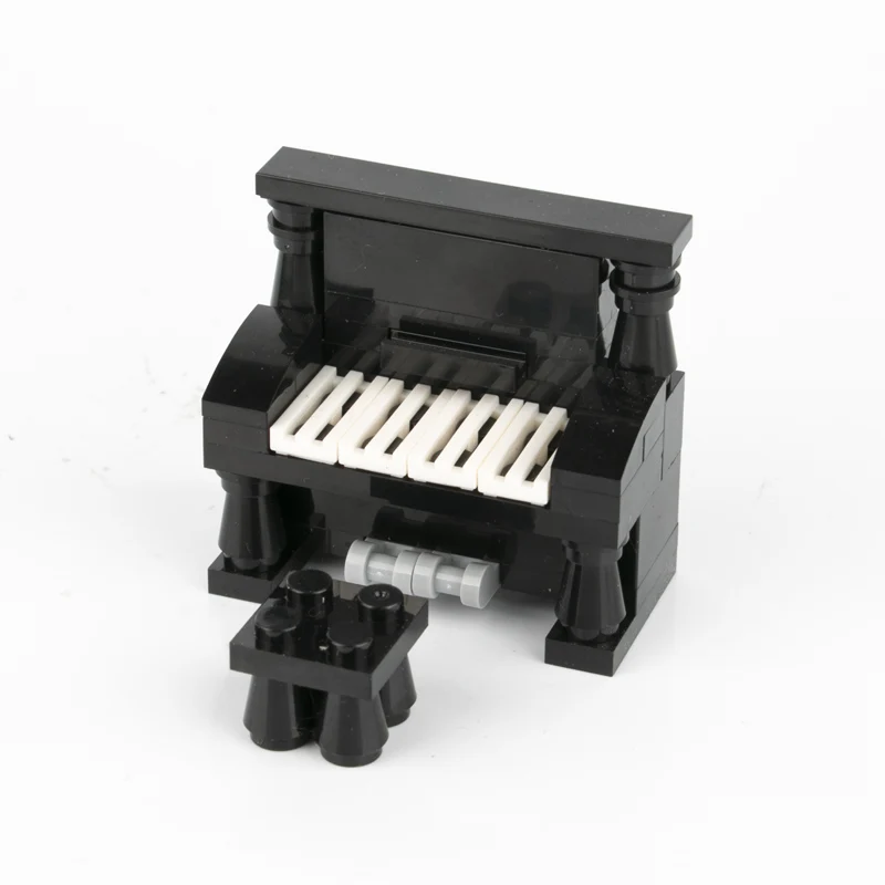 New Legoings Piano Musical Instrument Accessories Building Blocks Toy Set City MOC Accessories Parts Bricks DIY Kids Toys Gifts (2)