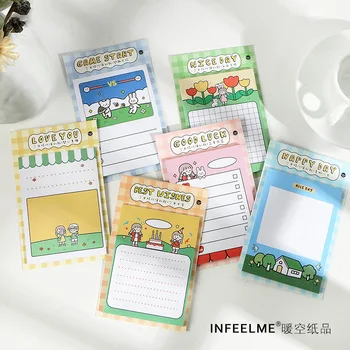 

20set/lot Memo Pads Sticky Notes Salt girl Paper diary Scrapbooking Stickers Office School stationery Notepad