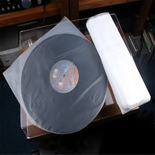 투명 비닐 레코드 프로텍터, LP 레코드, 비닐 봉투, 정전기 방지, 레코드 슬리브, 12 인치, 50 개 3