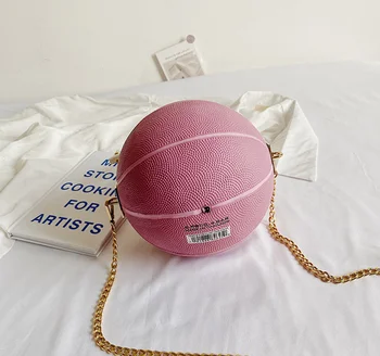 

Round Bag Women Fashion Basketball Bag Stitching Handbag Printed All-match Casual Shoulder Cross-Body Female Cute Bag