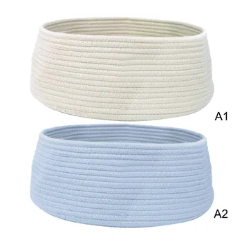 

Universal Round Cat Bed Basket Nest Cotton Rope Woven Warm Pet Sleeping Bed House Scratching Mat Pad