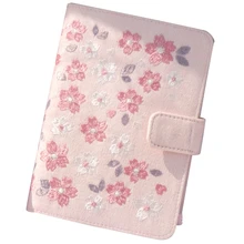 А6 Сакура тема цветочный Дневник Обложка набор вышивка тетрадь путешествия книга ручная книга