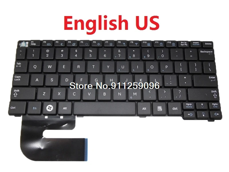 Laptop Keyboard For Samsung N100 N100S N100SP N102 N102S N102SP English US Russia RU Arabia France ARFR Thailand TI Nordic NE keyboard for multiple computers