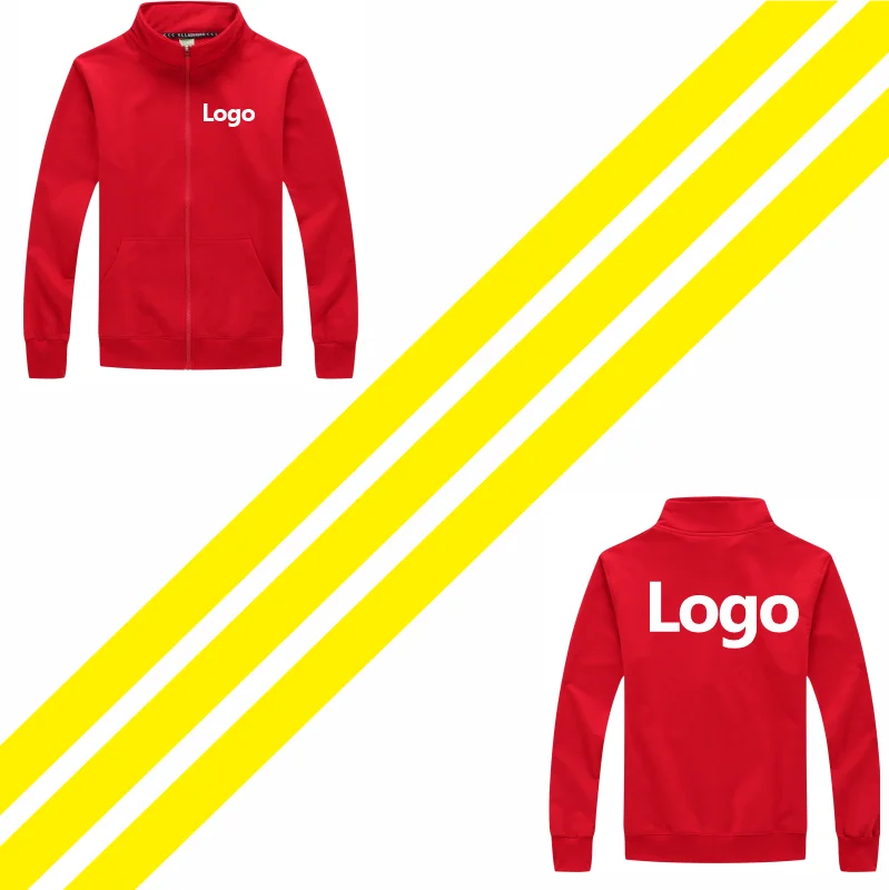 Fashion Zipper Thin Jacket Custom Logo Printed Personal Design Men And Women Sweater Embroidery Picture Text ONECOOL 2