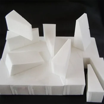 

Triangle puff 24pcs super soft no powder sponge puff 24 cut disposable makeup sponge puff wet and dry puff makeup tools