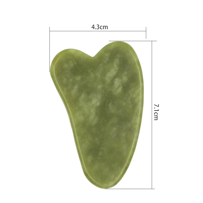 Нефритовый ролик для массажа лица нефрит лифтинга массажер шеи тела Gua Sha Board