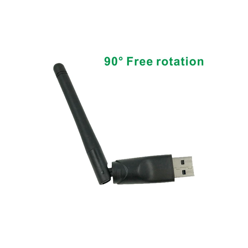 Wifi-адаптер с антенной USB Wifi 150 Мбит/с Ralink RT5370 беспроводная сетевая карта Mini USB 2,0 PC LAN Wi-Fi приемник Dongle 802,11 b/g/n